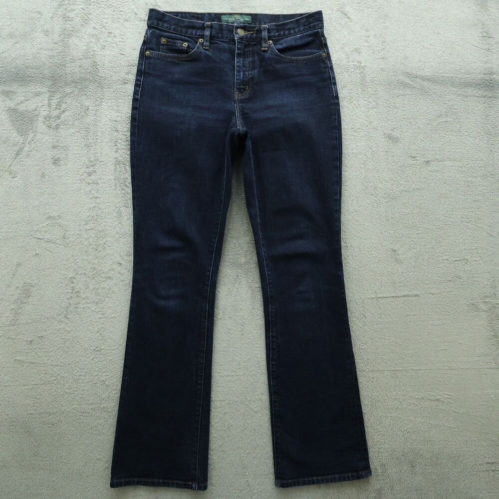 Ralph Lauren Jeans Women's Size 4 Mid-Rise Classic Bootcut Denim 31.5" Inseam